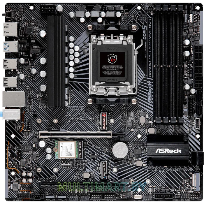 Материнская плата ASRock B650M PG Lightning WiFi